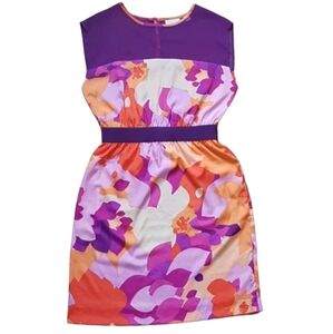 M NEW YORK & COMPANY Groovy Sleeveless Dress Orange pink